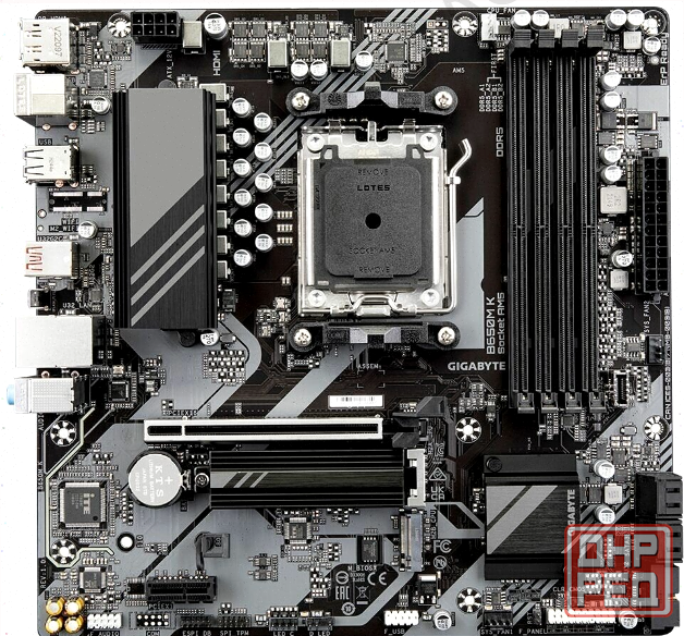 Материнская (арт-2044) плата Gigabyte B650m K Am5, Micro-Atx Донецк - изображение 2