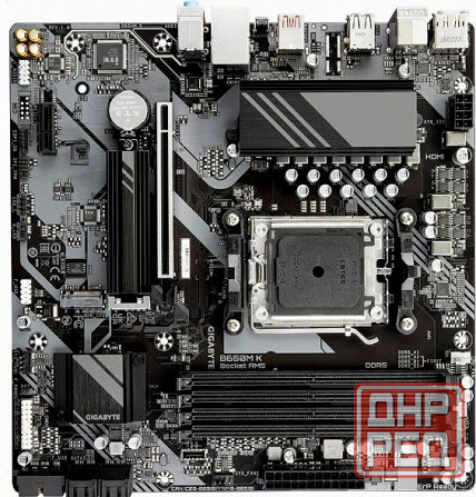 Материнская (арт-2044) плата Gigabyte B650m K Am5, Micro-Atx Донецк - изображение 4