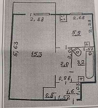 Продается 1-но комн. кв-ра пгт.Новотроицкое Волноваха