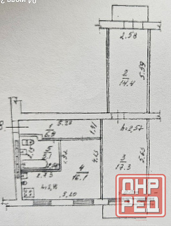 Продаётся 3х комнатная квартира в Будённовском р-не, ул. Октября Донецк - изображение 3
