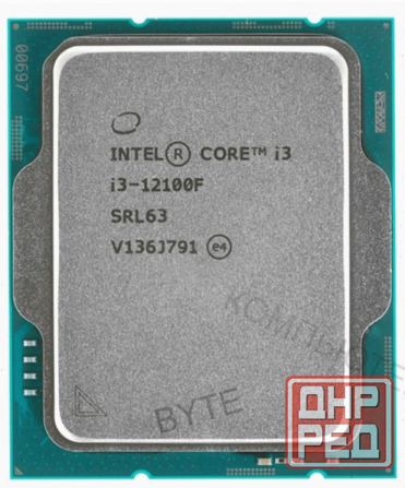 Процессор (ар:арт-6206) Intel Core I3-12100f Lga1700, 4 X 3300 мгц Oem Донецк - изображение 1