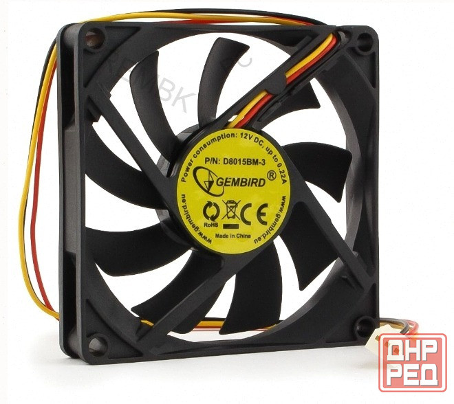 Вентилятор [арт-3218] для корпуса Gembird D8015bm-3 Донецк - изображение 1