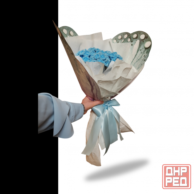 Букеты из пушистой синельной проволоки ручной работы Донецк - изображение 4