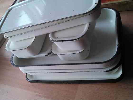 Набор эмалированных судков / лотков для холодца Донецк