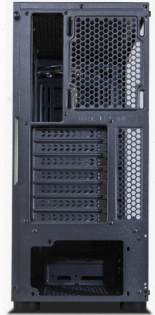 Корпус - арт-6716 Eurocase B27 Matx без бп закаленное стекло (3xusb, 2xaudio) Донецк