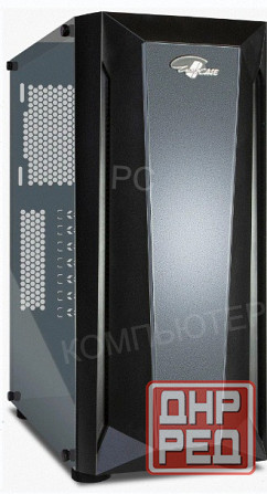 Корпус - арт-6716 Eurocase B27 Matx без бп закаленное стекло (3xusb, 2xaudio) Донецк - изображение 1