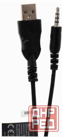 Наушники (арт:арт-9364) с микрофоном A4tech Bloody G200 Aux3.5-4pin +Usb черно красные Донецк - изображение 2