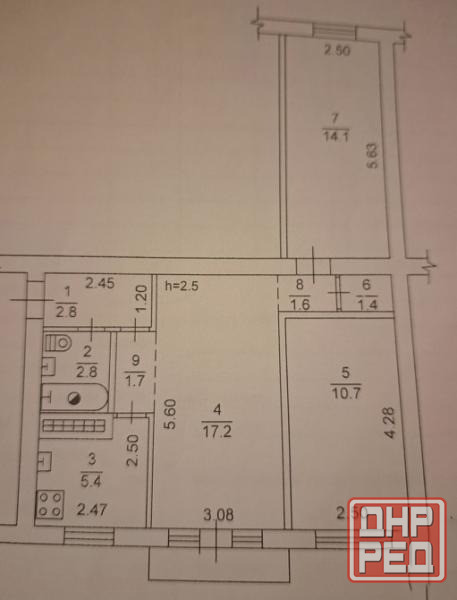 Продается 3-х комн. кв-ра г.Донецк, бул.Шевченко Донецк - изображение 1