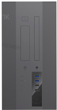 Корпус [арт-8439] Mini-Tower Powerman (Ek303bk) без бп, Mini Itx, Black, No Led. Донецк