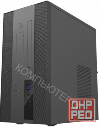 Корпус [арт-8439] Mini-Tower Powerman (Ek303bk) без бп, Mini Itx, Black, No Led. Донецк - изображение 1