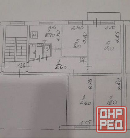 Продам 4ком Макеевка, кв-л. Шахтёрский Макеевка - изображение 8