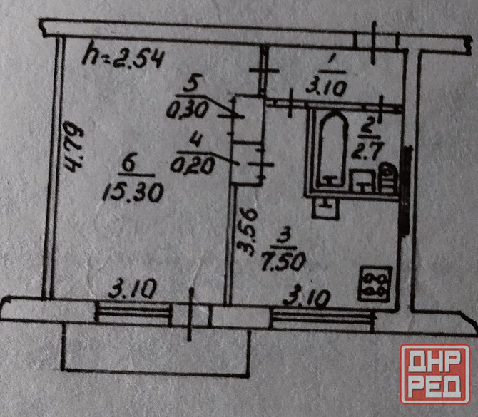 Продам 1ком с ремонтом Шахтерская площадь, Университетская Донецк - изображение 10