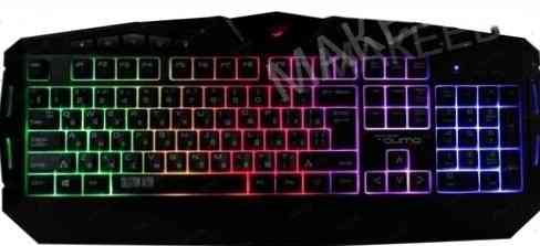Клавиатура - арт-3165 Qumo Antares K60, игровая, проводная, мембранная, 114 клавиш, Usb, подсв, чёрн Донецк
