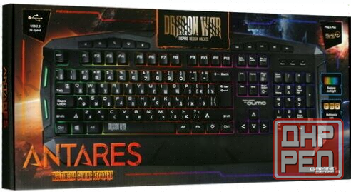 Клавиатура - арт-3165 Qumo Antares K60, игровая, проводная, мембранная, 114 клавиш, Usb, подсв, чёрн Донецк - изображение 3