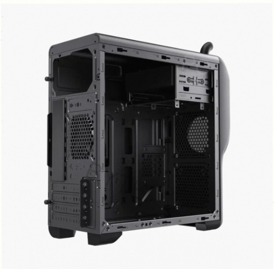 Корпус [арт-1824] Mini-Tower Zircon Cute Rabbit Micro-Atx/Mini-Itx, без бп, черный Донецк