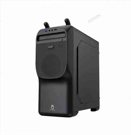 Корпус [арт-1824] Mini-Tower Zircon Cute Rabbit Micro-Atx/Mini-Itx, без бп, черный Донецк