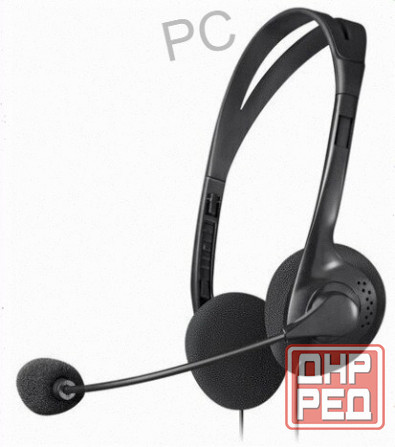 Наушники (арт-8463) с микрофоном (гарнитура) Defender Hn-102, проводная, 1,8 м, стерео, с оголовьем, Донецк - изображение 1