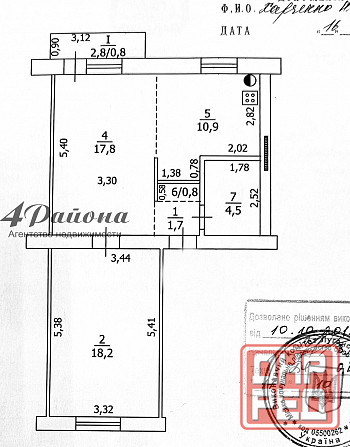 2 комнаты Центр Сталинка Луганск - изображение 10