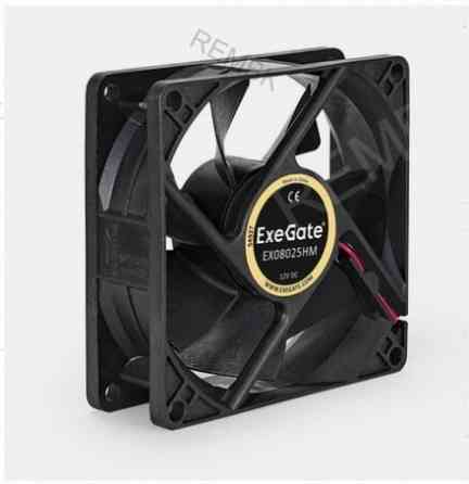 Вентилятор [арт-6617] для корпуса Exegate Ex08025hm 80 мм, черный (Ex283380rus) Донецк