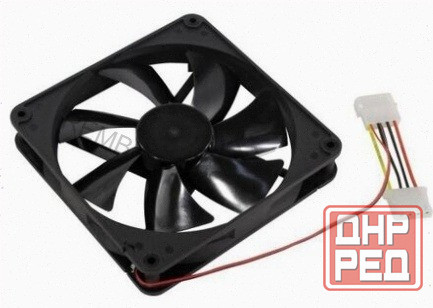 Вентилятор [арт-6617] для корпуса Exegate Ex08025hm 80 мм, черный (Ex283380rus) Донецк - изображение 2