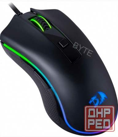 Мышь (арт-5899) проводная Redragon (72075) Cypher, чёрный Донецк - изображение 2