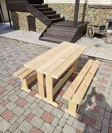 Мебель садовая, интерьерная из массива дерева Горловка