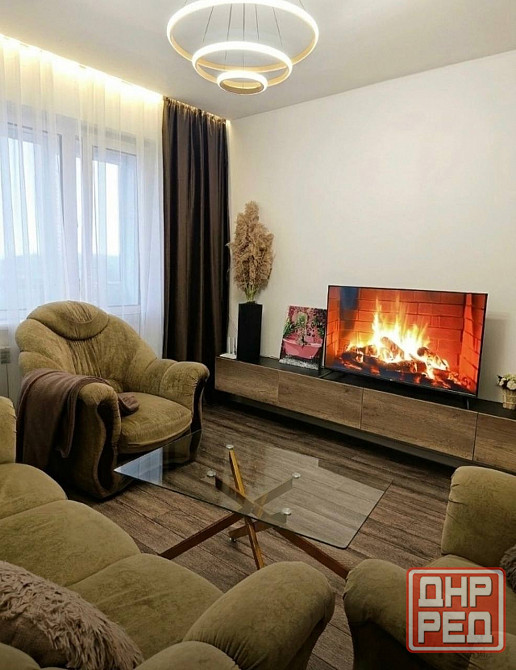 Аренда Lux 2к квартира м-н Зелёный, Макеевка, с дизайнерским ремонтом Вода 24/7 Макеевка - изображение 2