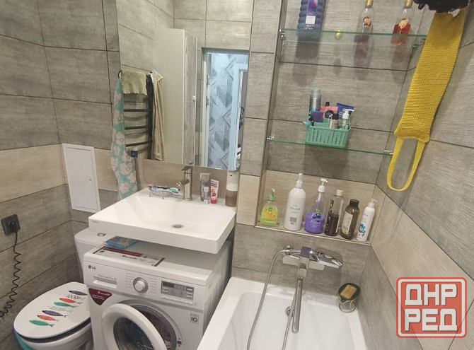 Сдаю однокомнатную квартиру 32.0 м² этаж 4/5. Калининский район, ориентир парк Шахтостроителей. Донецк - изображение 4