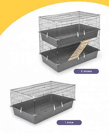 Клетка для грызунов 100/58/91 двухэтажная Донецк