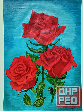 Картина "Розы" Донецк - изображение 1