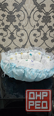 Конверт - кокон для новорождённого на выписку Макеевка - изображение 1