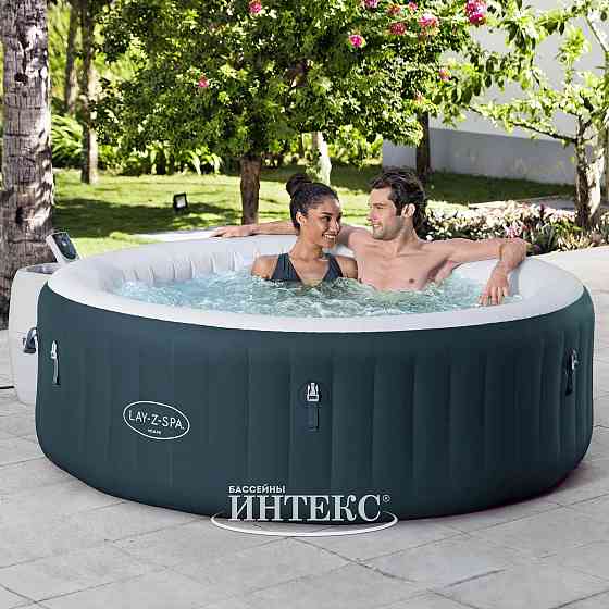 Спа-бассейн Bestway Miami EnergySense AirJet 6 Dark Blue 196х66см, 6001D Донецк