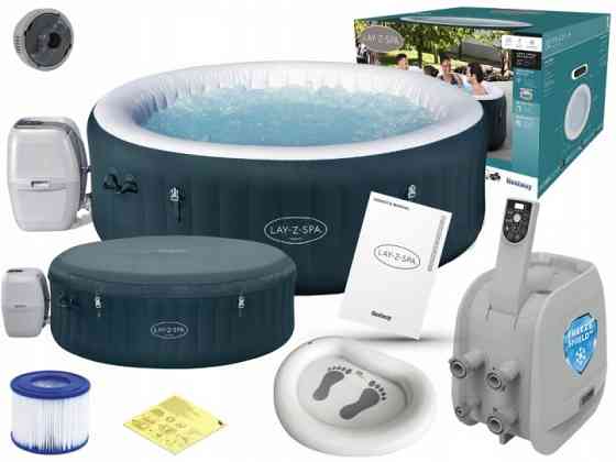 Спа-бассейн Bestway Miami EnergySense AirJet 6 Dark Blue 196х66см, 6001D Донецк