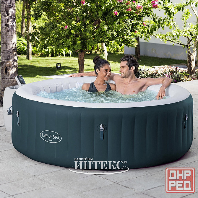 Спа-бассейн Bestway Miami EnergySense AirJet 6 Dark Blue 196х66см, 6001D Донецк - изображение 4