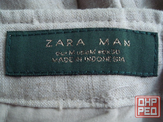 Брюки мужские лён Zara Донецк - изображение 6