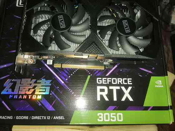 Новая видеокарта 6Гб GDDR6 Geforce RTX 3050 двухкуллерная Горловка
