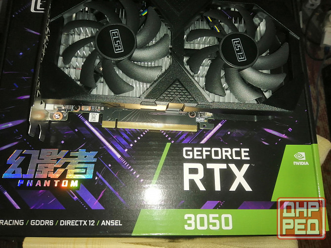 Новая видеокарта 6Гб GDDR6 Geforce RTX 3050 двухкуллерная Горловка - изображение 1