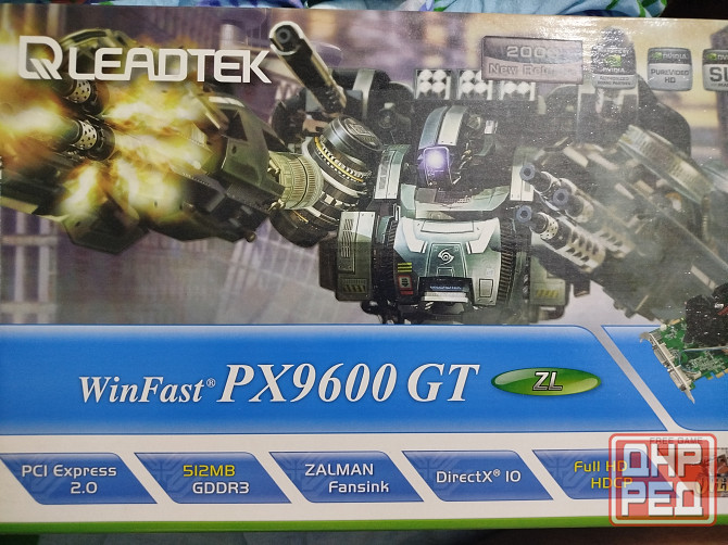 Видеокарта Leadtek Winfan PX9600 GT ZL 512mb Донецк - изображение 2