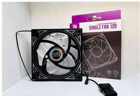 Вентилятор - арт-6144 для корпуса Bing Ju Rgb 120мм (разноцветный) Донецк