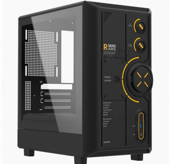 Корпус (арт:арт-3096) для пк Alseye Rams 2.0 240-B, черный As.07.0213 Донецк