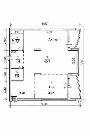 Продам 2-х комнатную квартиру в новострое на Панфилова! Донецк