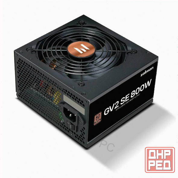 Блок (ар:арт-8987) питания Zalman Zm800-Gv2se, 800 вт, 80 Plus Bronze, черный Донецк - изображение 1