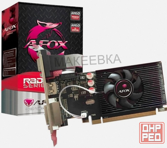 Видеокарта [арт-7163] Afox Radeon R5 230 2048mb Lp Single Fan (Afr5230-2048d3l5) Макеевка - изображение 1