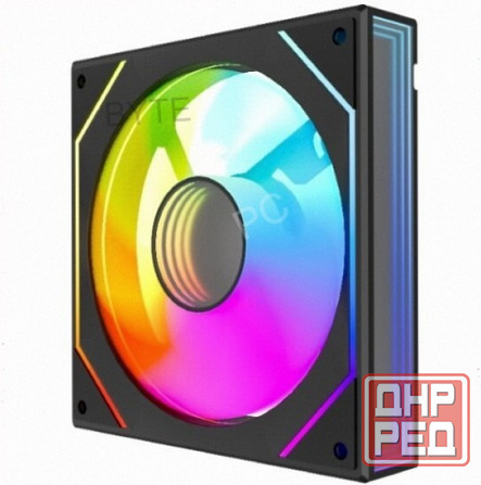 Вентилятор (арт-6777) Powercase M52-12, Argb, черный Донецк - изображение 2