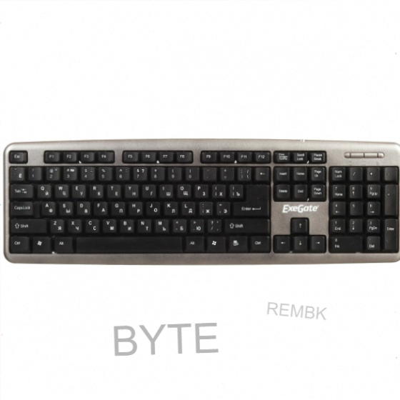 Клавиатура [арт-6618] Exegate Ly-401 Silver (Ex264086rus) Ex264086rus Донецк