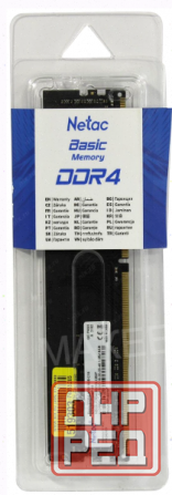 Модуль - арт-7344 памяти Ddr4 8gb 3200mhz Netac Ntbsd4p32sp-08 Pc-25600 Макеевка - изображение 2