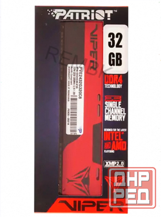 Оперативная - арт-4478 память Patriot Memory Ddr4 32gb 3200mhz Viper Elite (Pve2432g320c8) Макеевка - изображение 4