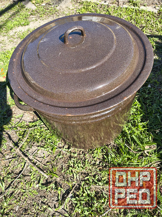 Кастрюля эмалированная 50 литров. Цена снижена Донецк - изображение 1