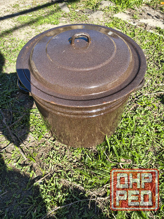 Кастрюля эмалированная 50 литров. Цена снижена Донецк - изображение 4