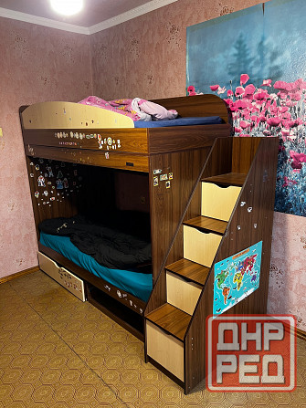 Детская двухъярусная кровать Донецк - изображение 1
